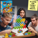 Tetra tower balance game