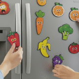 مغناطيس المطبخ المرح ( اختر 10 ملصقات )